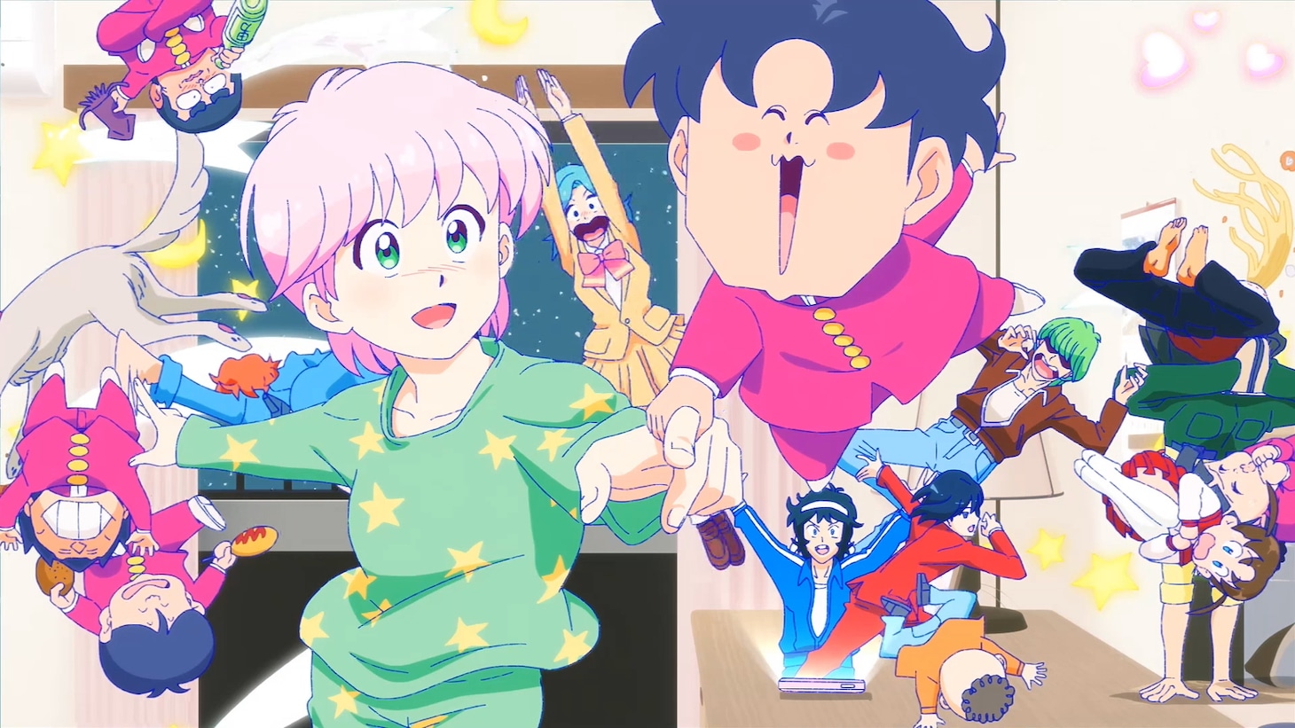 TVアニメ「ハイスクール！奇面組」イメージMVの場面カット
