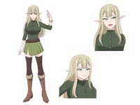 エマリア（CV：伊藤静）。異世界に来たばかりの主人公・ヒビキを助けてくれたエルフのお姉さん。職業“精霊射手（スピリチュアルアーチャー）”の冒険者で、実はまだパーティを組んだことがなく、仲間と冒険することに憧れている。