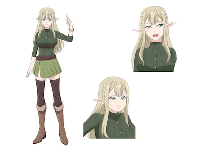 エマリア（CV：伊藤静）。異世界に来たばかりの主人公・ヒビキを助けてくれたエルフのお姉さん。職業“精霊射手（スピリチュアルアーチャー）”の冒険者で、実はまだパーティを組んだことがなく、仲間と冒険することに憧れている。