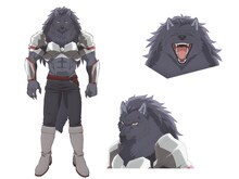 クロード（CV：三宅健太）。槍を操る狼の獣人。もとは名のある戦士だったようだが、呪いで弱体化してしまったという。真面目で義理堅い性格で、ヒビキに助けられ彼の騎士として忠誠を誓う。