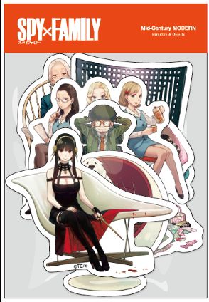 SPY×FAMILY Mid-Century MODERN コラボステッカー！ SPY×FAMILY Mid Century MODERN Sticker Set “B”」 - 「SPY×FAMILY