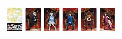 平日限定の来場者特典「ALL OF EVANGELIONオリジナルカード」(c)カラー