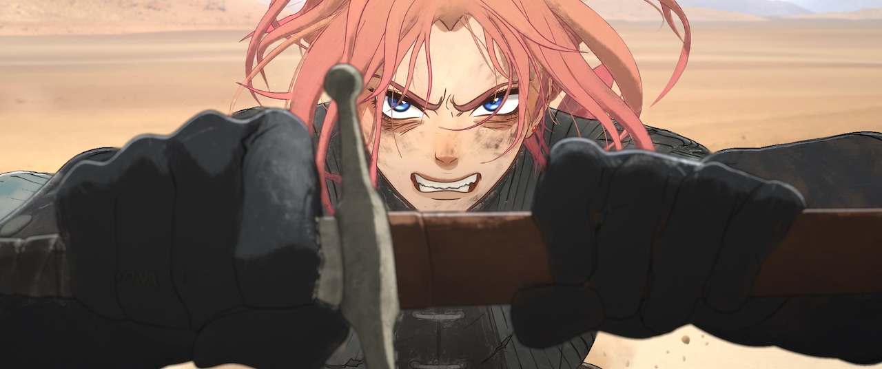 細田守最新作「果てしなきスカーレット」新規カット、スカーレットが刺客に果敢に迫る