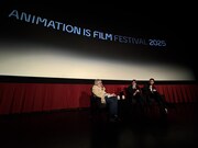 「果てしなきスカーレット」の「Animation is Film Festival」プレミア上映の様子