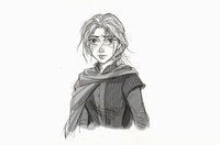 ジン・キムによるスカーレットのキャラクターデザイン