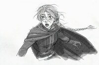 ジン・キムによるスカーレットのキャラクターデザイン