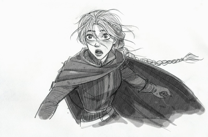 ジン・キムによるスカーレットのキャラクターデザイン