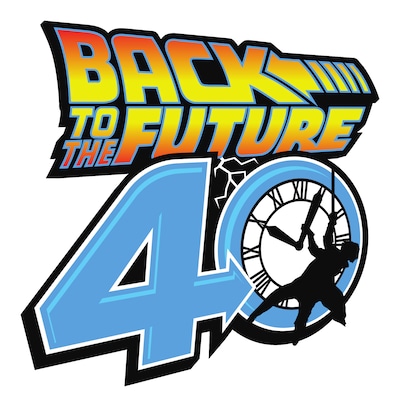 映画「バック・トゥ・ザ・フューチャー」40周年ロゴ (c)Universal City Studios LLC and Amblin Entertainment, Inc. All Rights Reserved.