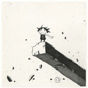 銅版画「セカイ系のノスタルジア」