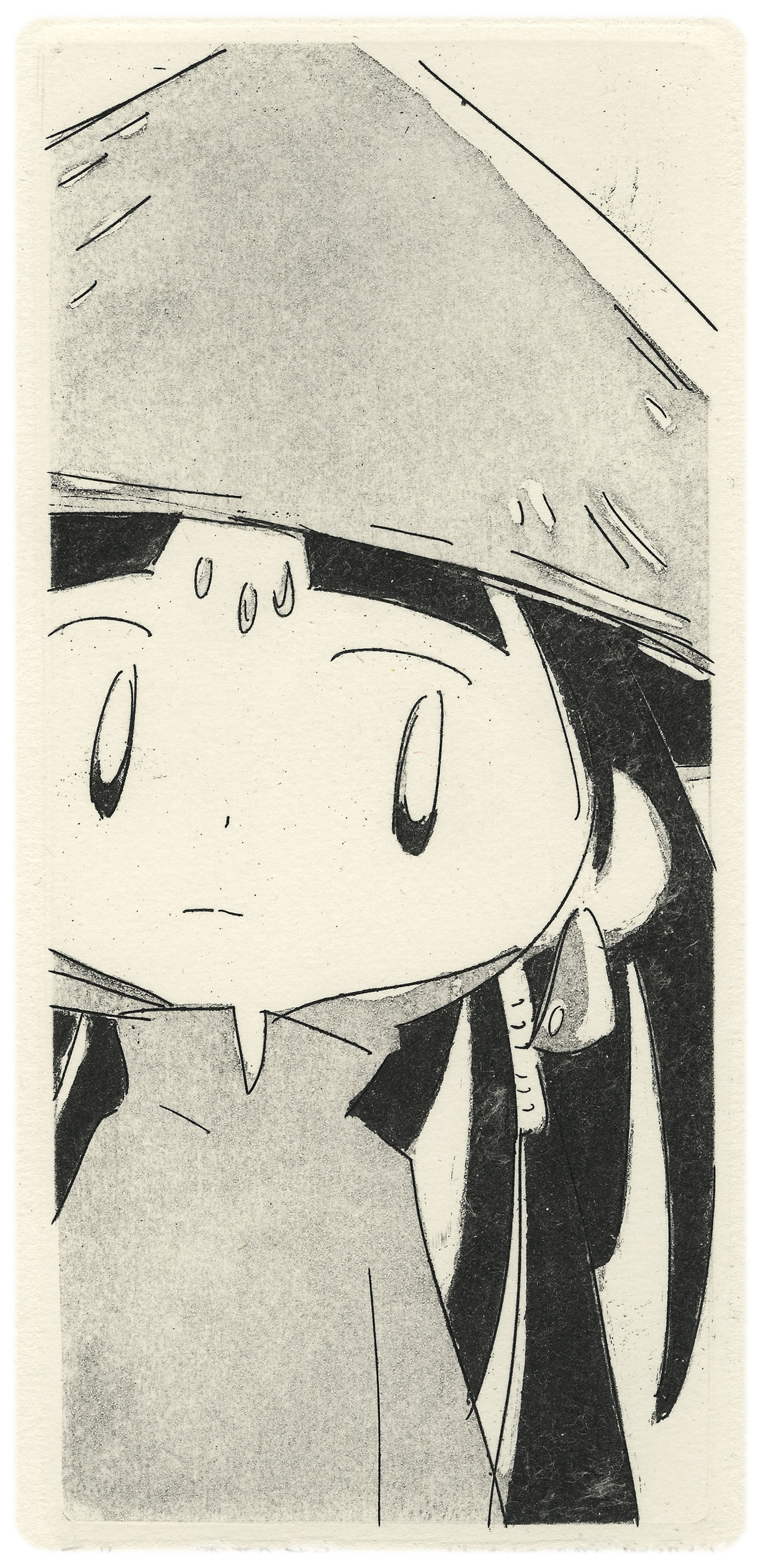 銅版画「お姫さま」