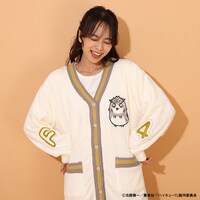 「ハイキュー!! もこもこルームウエア」ボクトフクロウモデルの着用イメージ