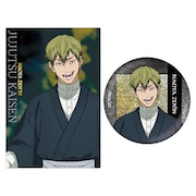 TOHO animation STORE限定で販売されるムビチケに付属するポストカードと缶バッジ