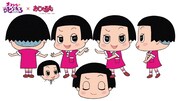 チコちゃんのキャラクター設定画