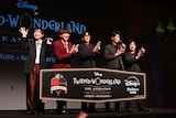 左から小林竜之、山下誠一郎、花江夏樹、阿座上洋平、杉山紀彰