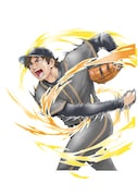 満田拓也による大谷翔平選手の描き下ろしイラスト (c)満田拓也 協力:小学館