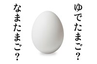 ゆで卵か生卵か、外側からではわからない