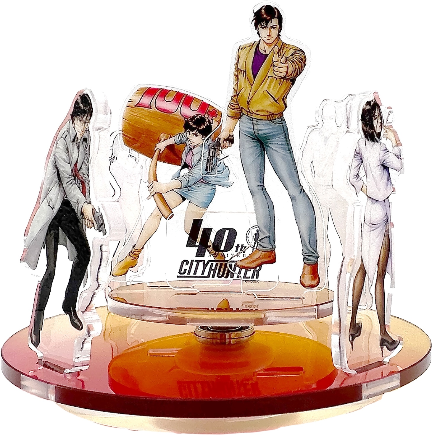 「シティーハンター40thビジュアル 回転アクリルスタンド」