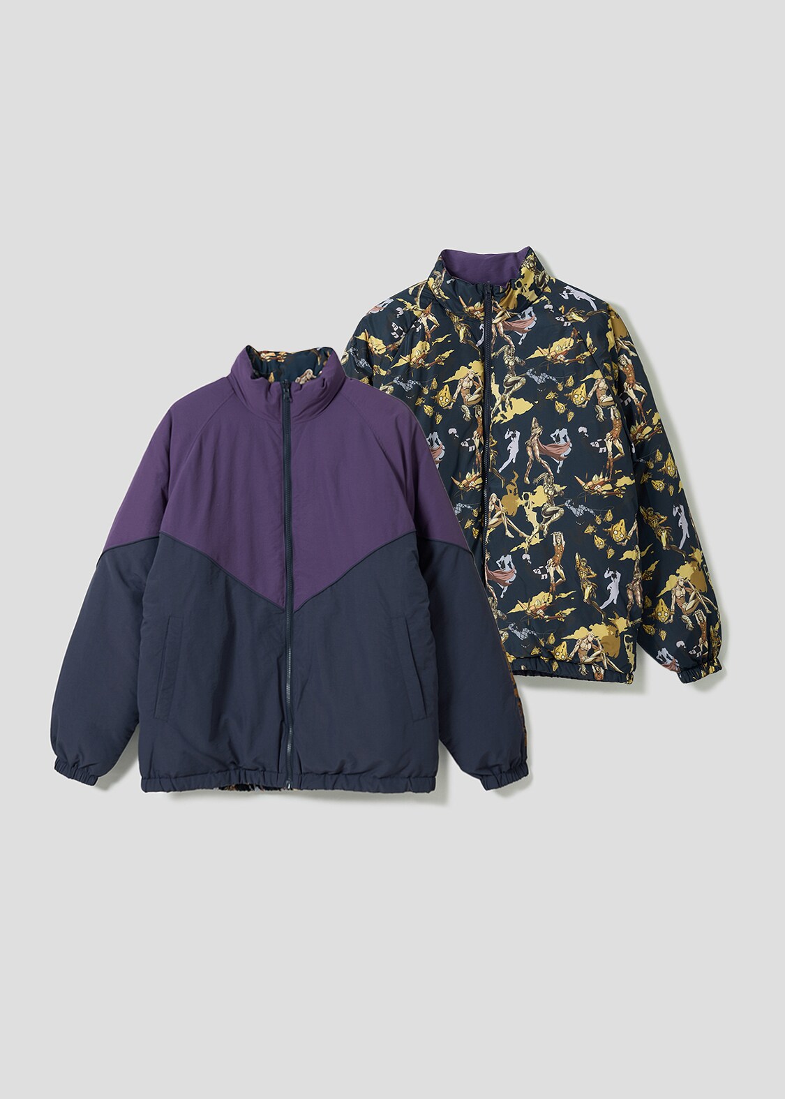 グラニフ JOJOコラボリバーシブルブルゾン 護衛チーム 荒木飛呂彦 黄金