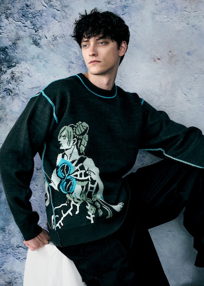 「父さん｜ウォッシャブルジャカードニット」 (c)LUCKY LAND COMMUNICATIONS／集英社・ジョジョの奇妙な冒険SO製作委員会