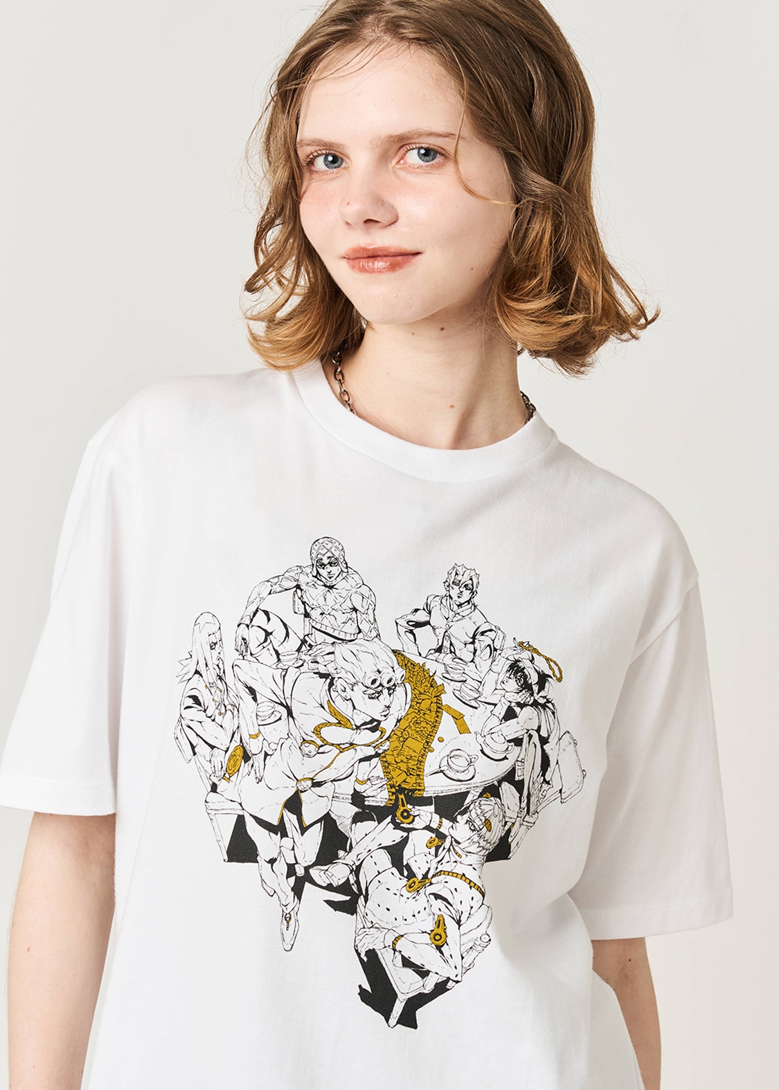 「ブチャラティチーム｜Tシャツ」 (c)LUCKY LAND COMMUNICATIONS／集英社・ジョジョの奇妙な冒険GW製作委員会