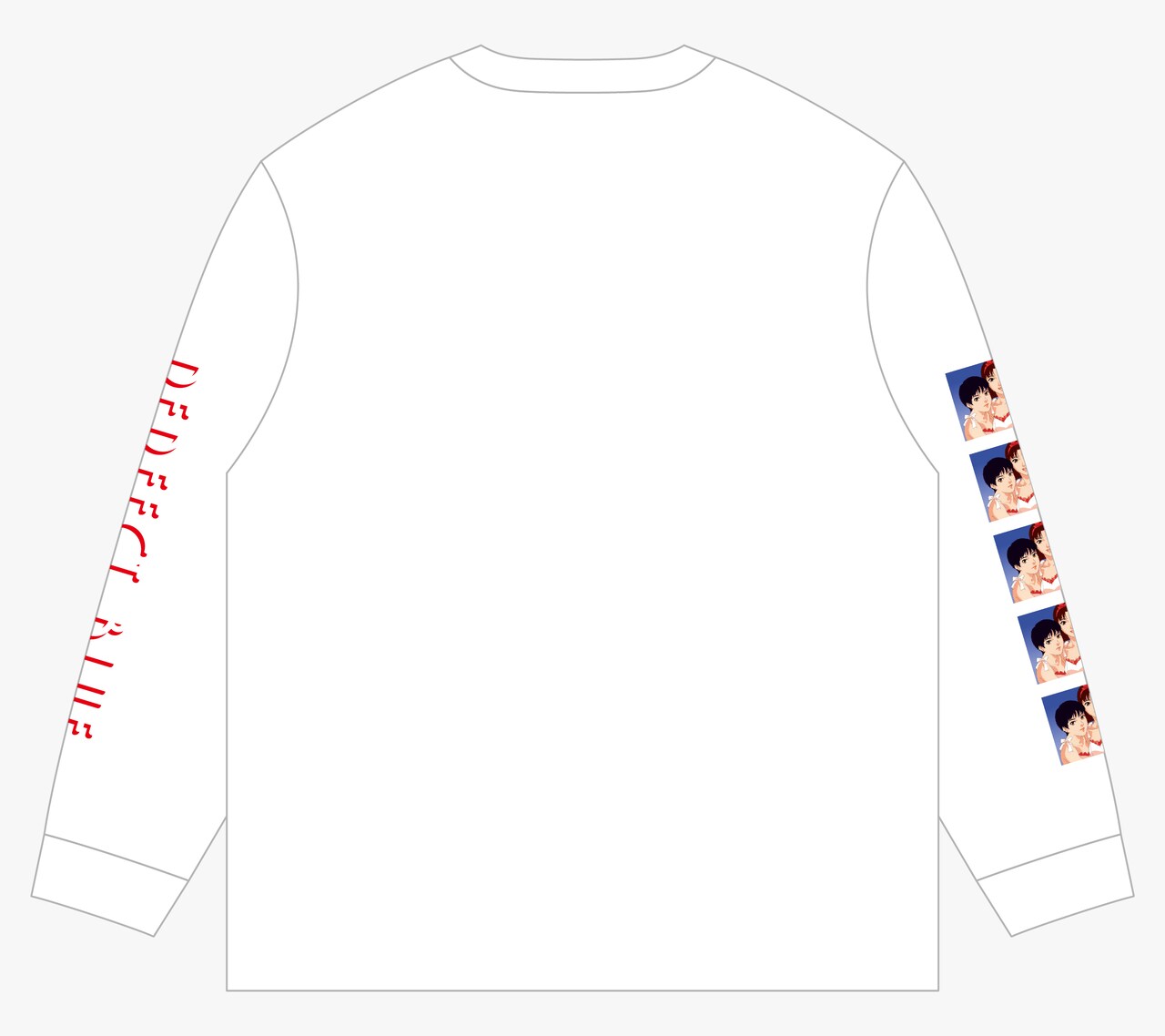 未麻ロンT」 - 「PERFECT BLUE」未麻のロンTや内田のTシャツ登場、原宿