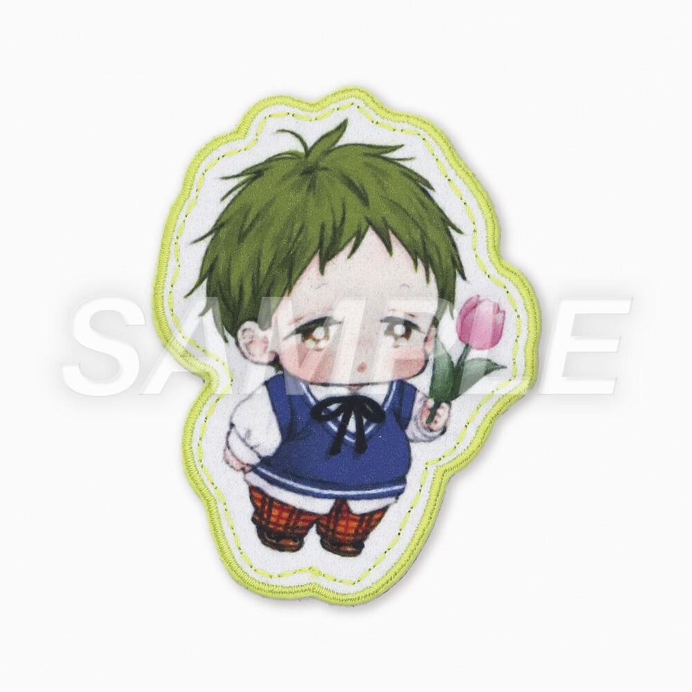 ワッペンバッジA：鹿島虎太郎」 - 「学園ベビーシッターズ」15周年原画