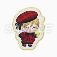 「ワッペンバッジD：狸塚拓馬」