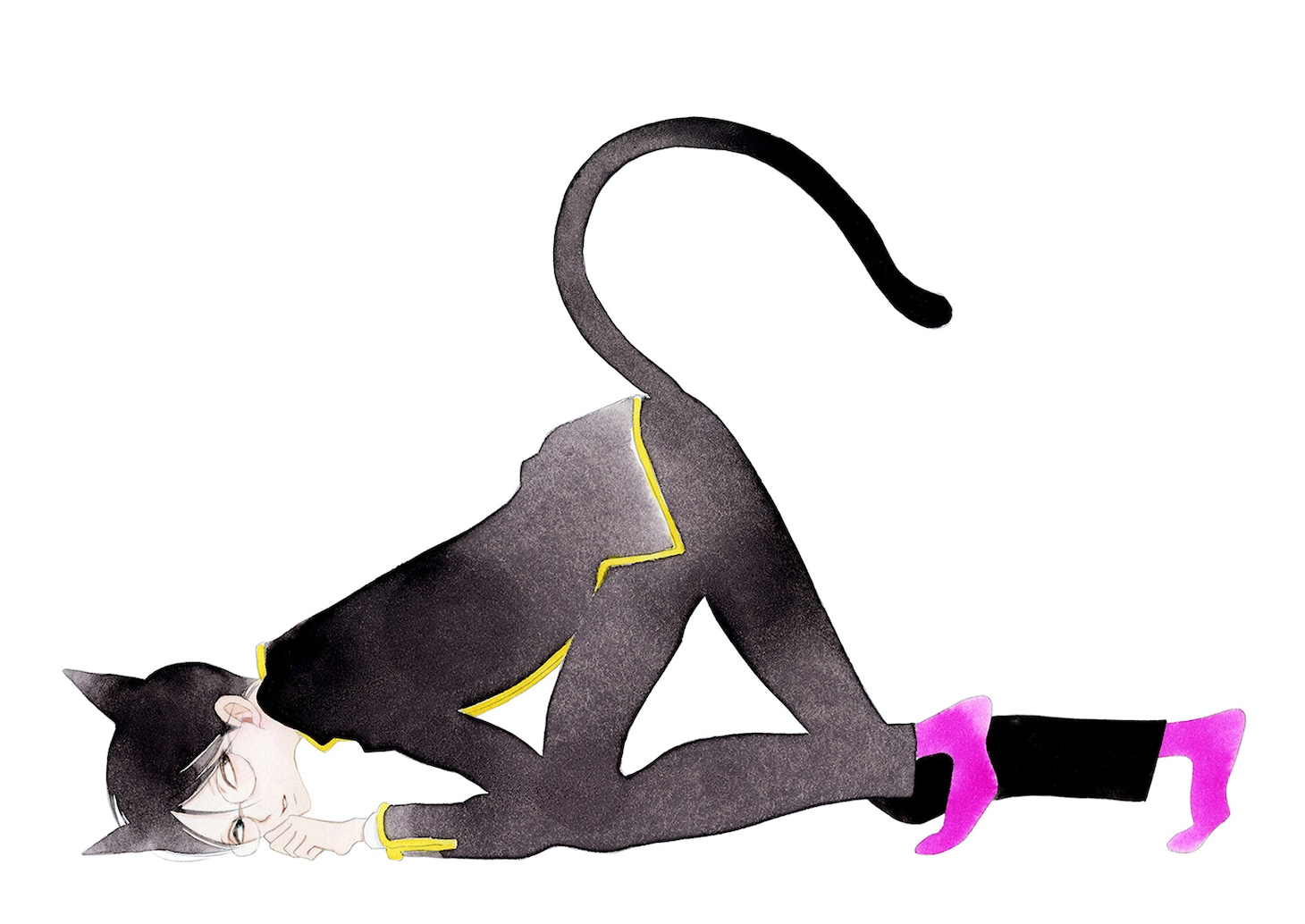 特典の中村明日美子「楽園くん（仮）」のポストカード