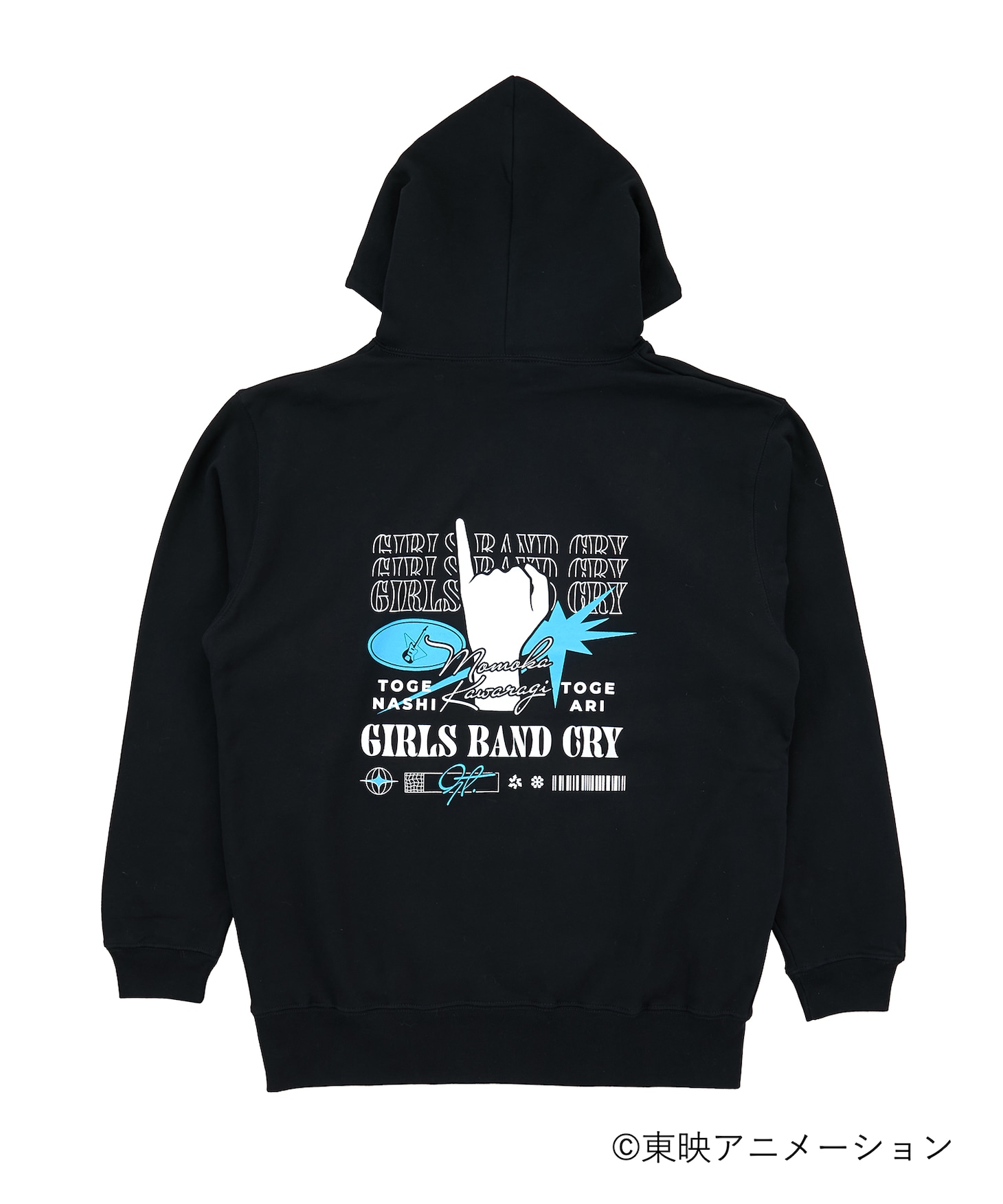 「ガールズバンドクライ BLACK COLLECTION by ZOZOTOWN フーディ」