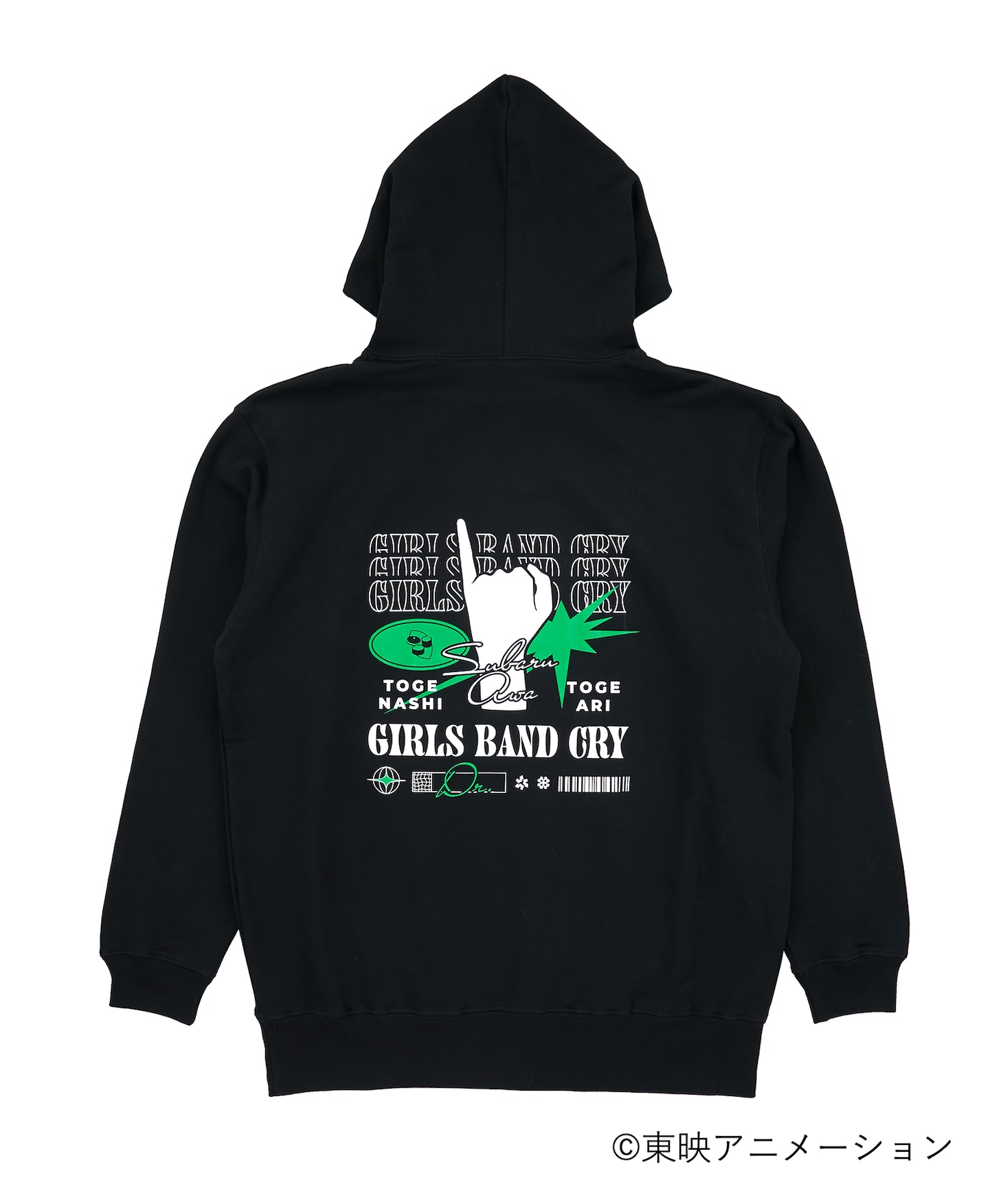 「ガールズバンドクライ BLACK COLLECTION by ZOZOTOWN フーディ」