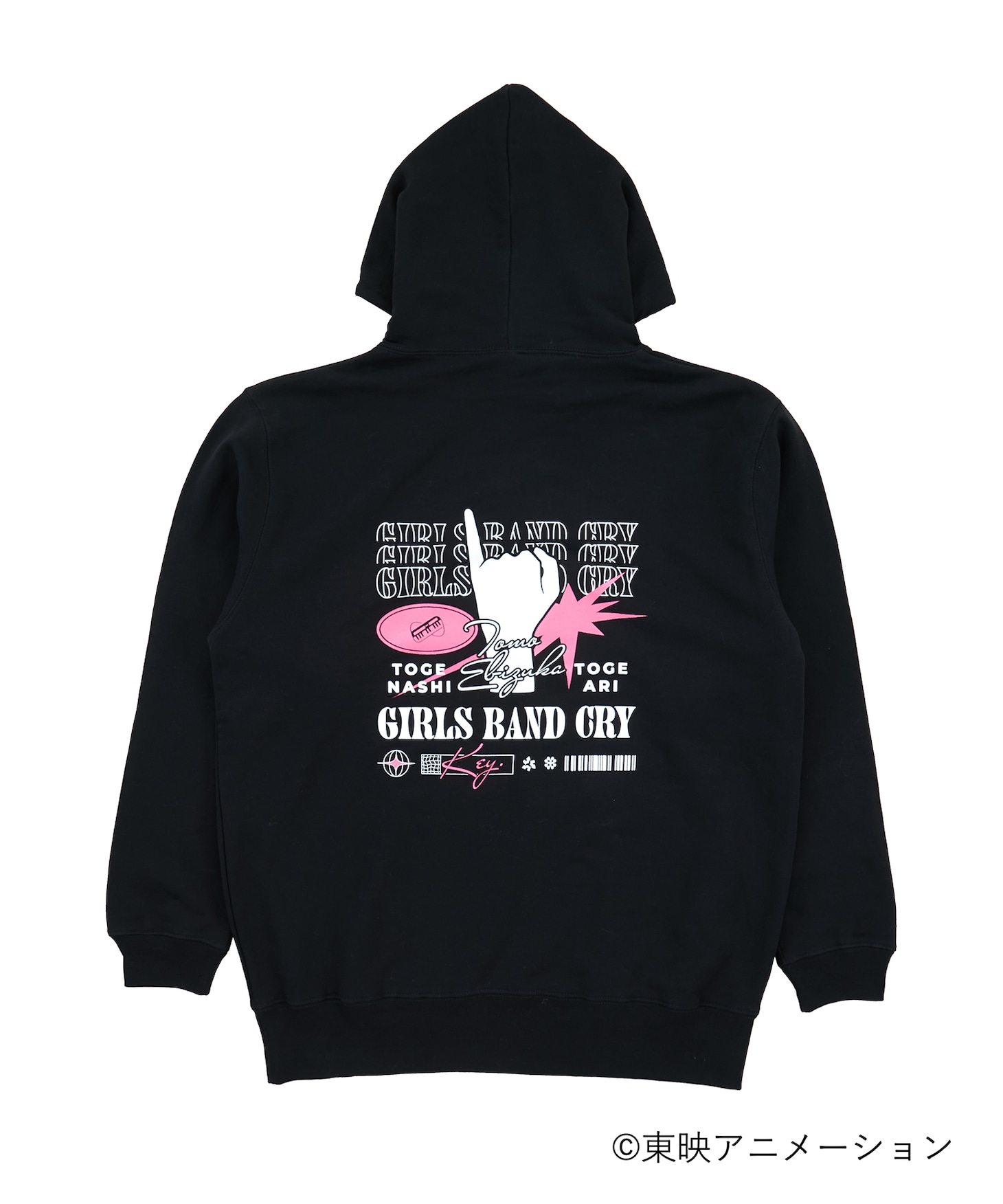 「ガールズバンドクライ BLACK COLLECTION by ZOZOTOWN フーディ」
