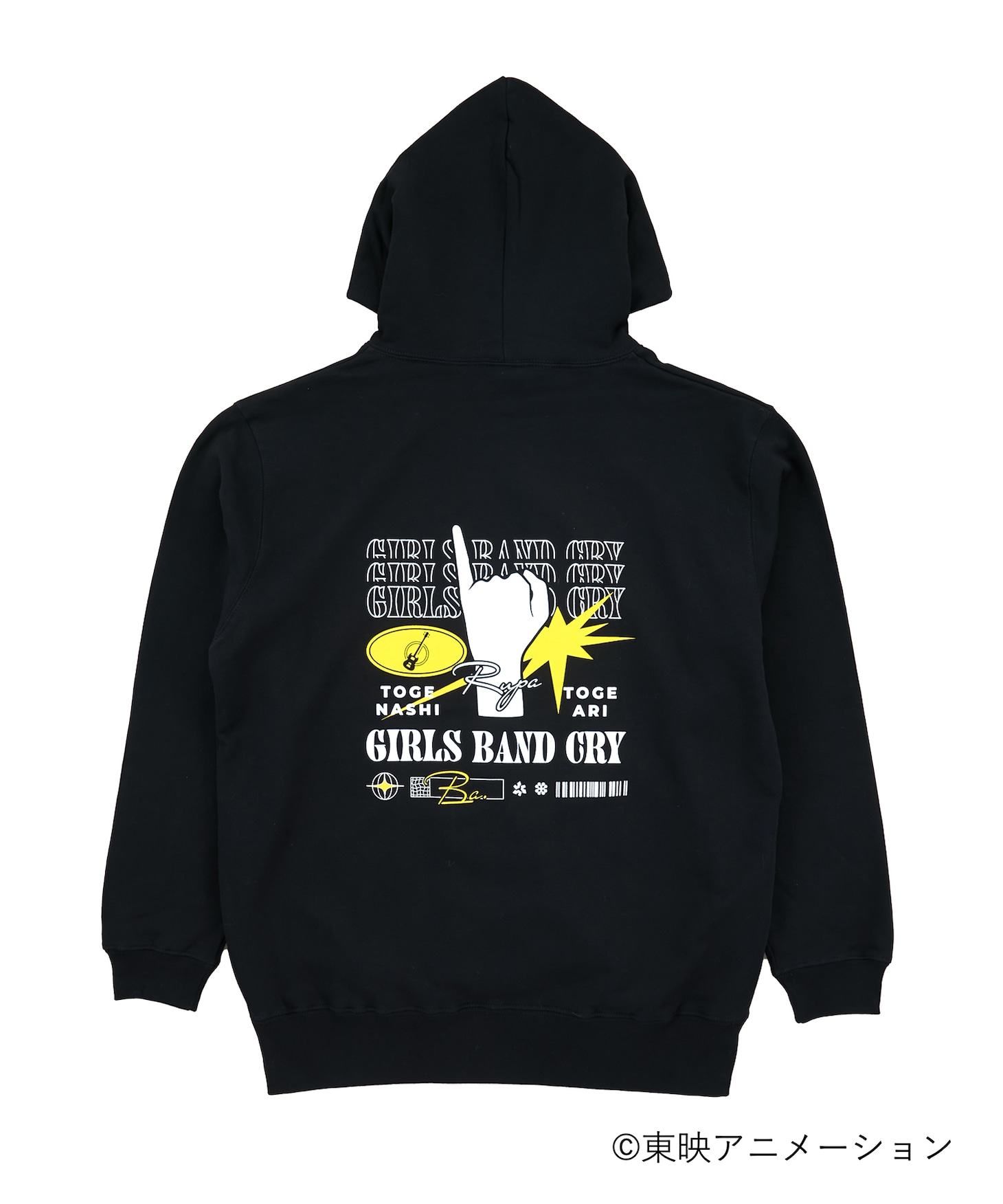 「ガールズバンドクライ BLACK COLLECTION by ZOZOTOWN フーディ」