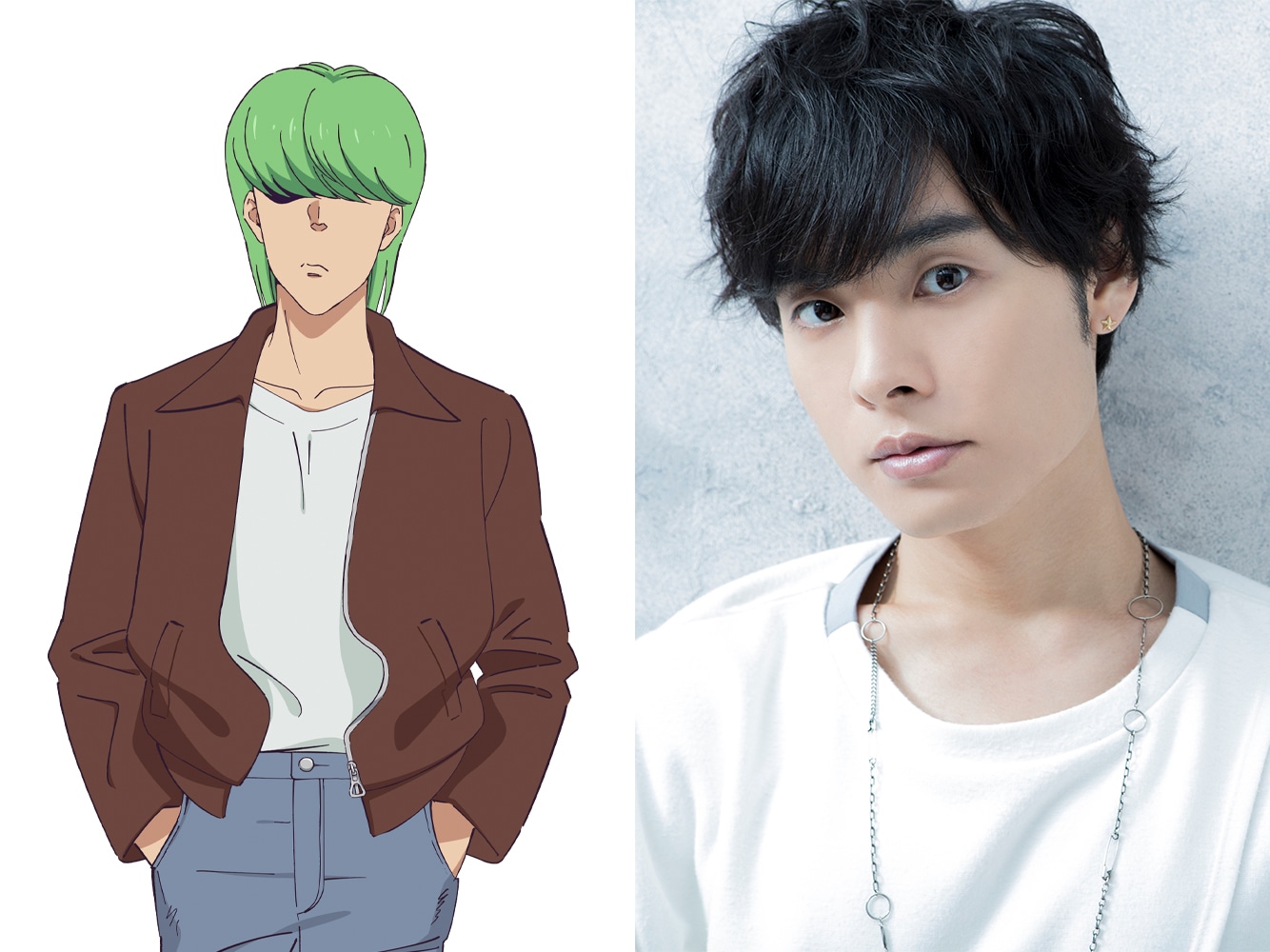 左から似蛭田妖、岡本信彦