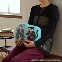 「ダイカットクッション（鬼太郎の父と水木）」