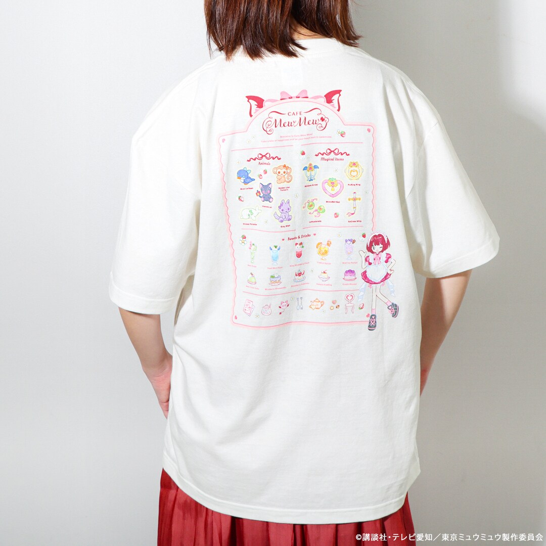 希少】ミュウミュウ☆ワンポイントロゴ ドッキングポケットTシャツ