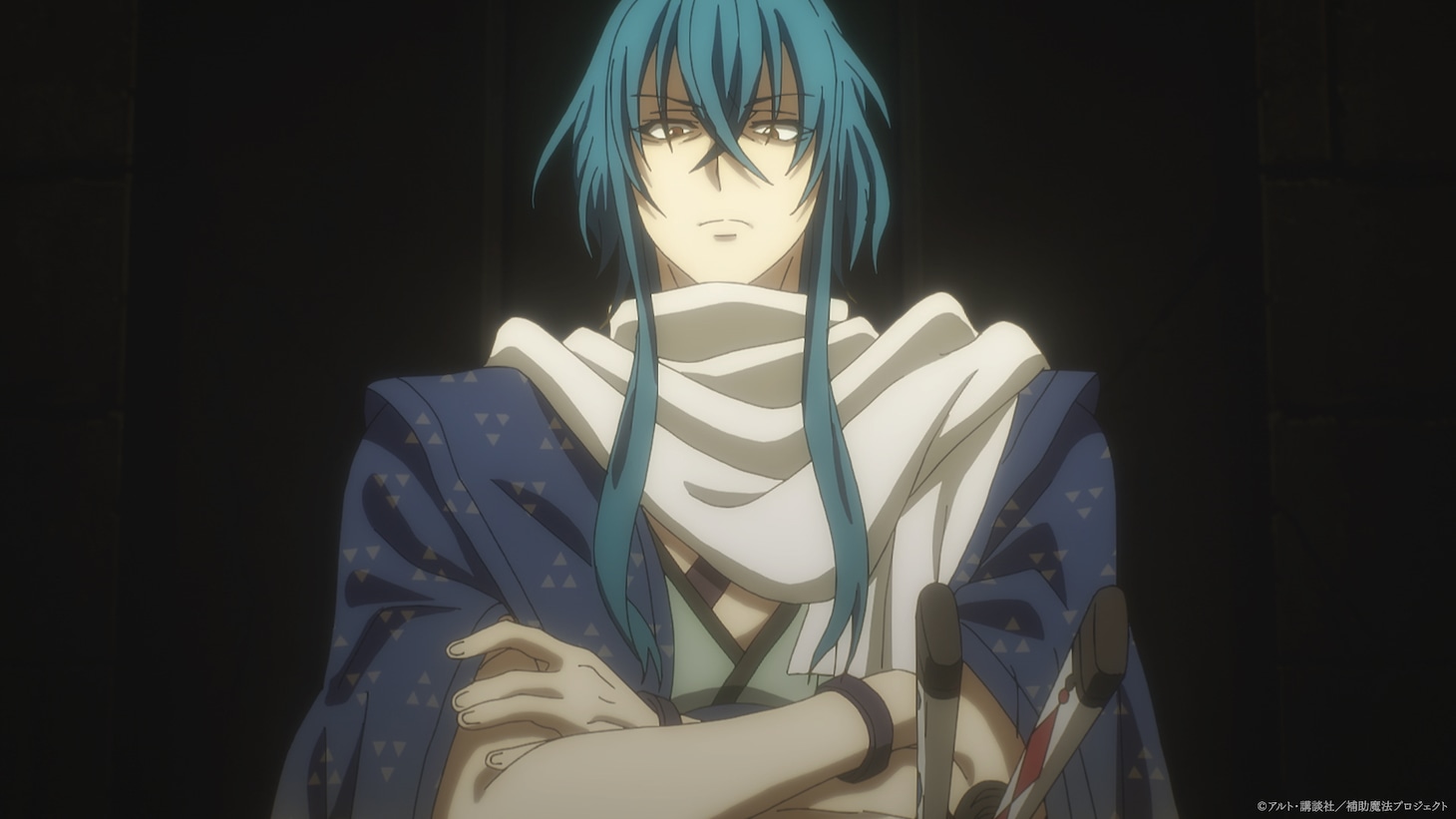 TVアニメ「味方が弱すぎて補助魔法に徹していた宮廷魔法師、追放されて最強を目指す」メインPV第2弾より