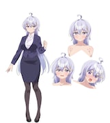 鶸村ひより（CV：高野麻里佳）。新任の英語教師、22歳。体力0で声も小さく、あがり症の“よわよわ先生”。よわよわぶりが怪しい挙動となり、生徒からは“こわこわ先生”扱いされている。本来は生徒思いで、生徒のためならひと肌もふた肌も脱げる (c)福地カミオ・講談社／「よわよわ先生」製作委員会