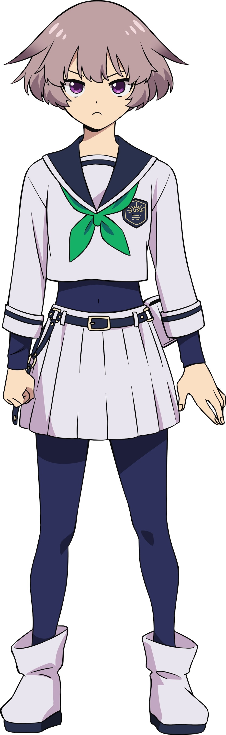 印堂雪音（CV：春海百乃）。勇者養成学校（アカデミー）の2年生。戦闘力は学年トップクラスだが、座学は苦手。よく食べ、よく眠る。  (c)ナカシマ723／ロケット商会／リイド社・製作委員会のクズ