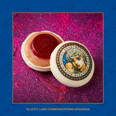 荒木飛呂彦とPOIREのコラボマカロン