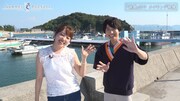 配信特典映像より、「クイズ鳥白島に行ってきました」ロケの模様
