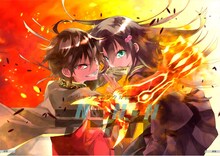 「ジャンプデジタル画集 デジガ 双星の陰陽師」中面 (c)助野嘉昭／集英社