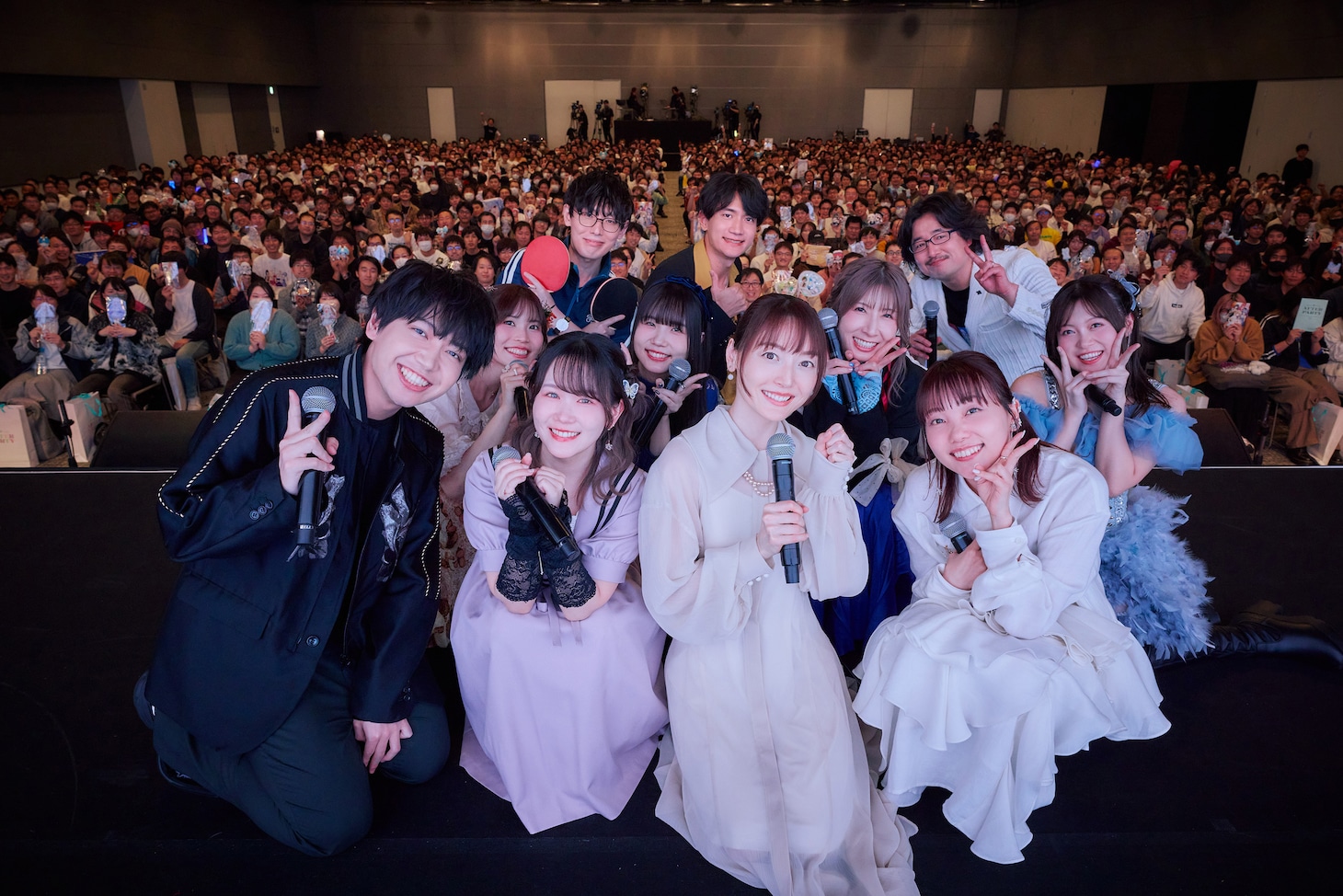 「TVアニメ『Summer Pockets』AFTER PARTY」夜公演の集合写真