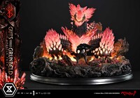 「ベルセルク」ガッツVSグルンベルドの死闘がジオラマ化、内蔵LEDで臨場感を表現