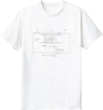 「押山清高監督セレクト 展覧会オリジナルTシャツ付きチケット」のTシャツ (c) 藤本タツキ/集英社 (c) 2024「ルックバック」製作委員会/(c)「劇場アニメ ルックバック展」実行委員会