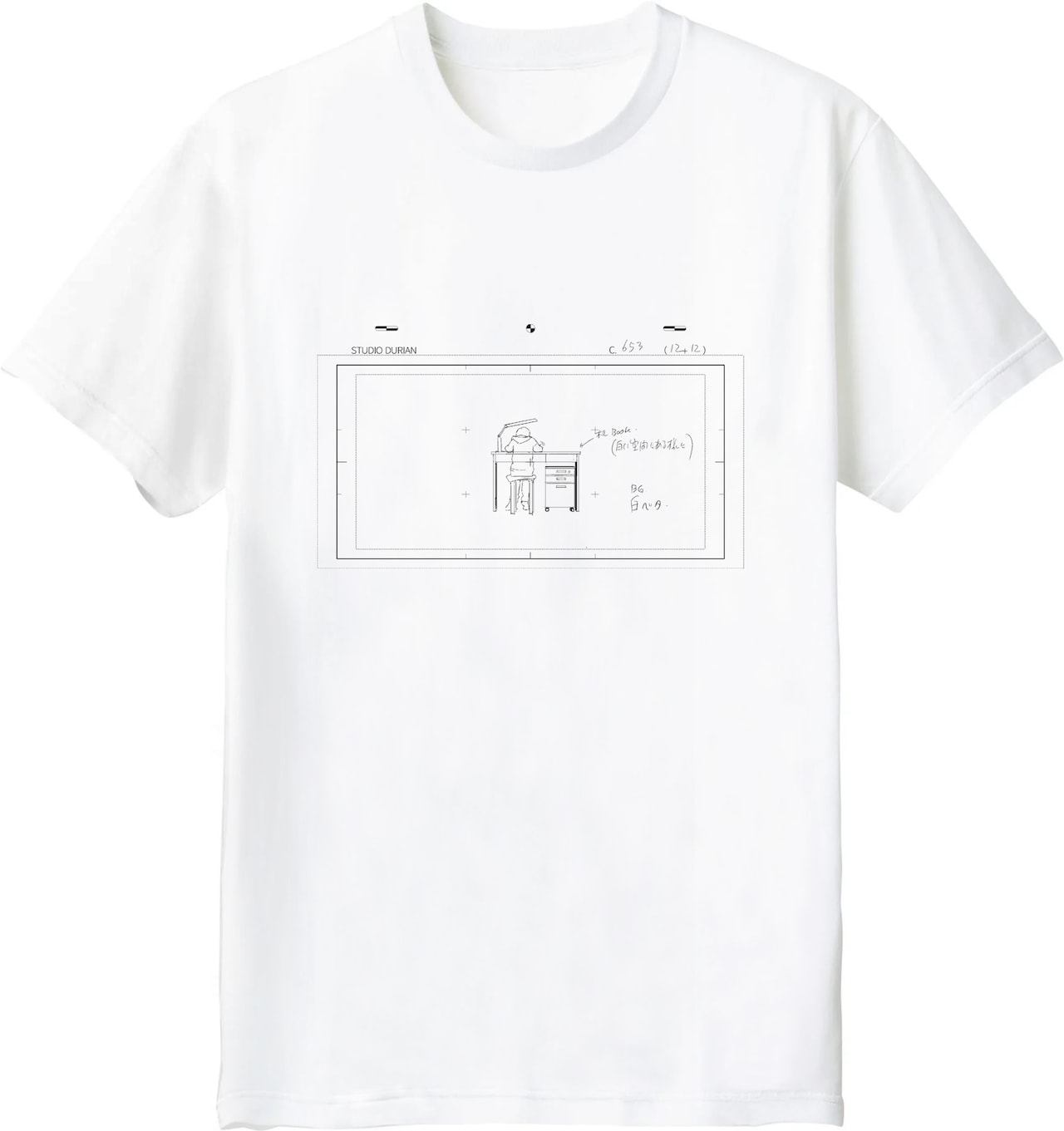 ルックバック Tシャツ 押山清高監督セレクト 展覧会オリジナルTシャツ付きチケット」のT
