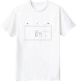 「押山清高監督セレクト 展覧会オリジナルTシャツ付きチケット」のTシャツ  (c) 藤本タツキ/集英社 (c) 2024「ルックバック」製作委員会/(c)「劇場アニメ ルックバック展」実行委員会