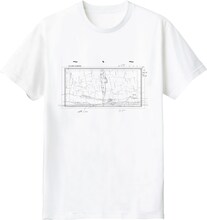 「押山清高監督セレクト 展覧会オリジナルTシャツ付きチケット」のTシャツ ( (c) 藤本タツキ/集英社 (c) 2024「ルックバック」製作委員会/(c)「劇場アニメ ルックバック展」実行委員会