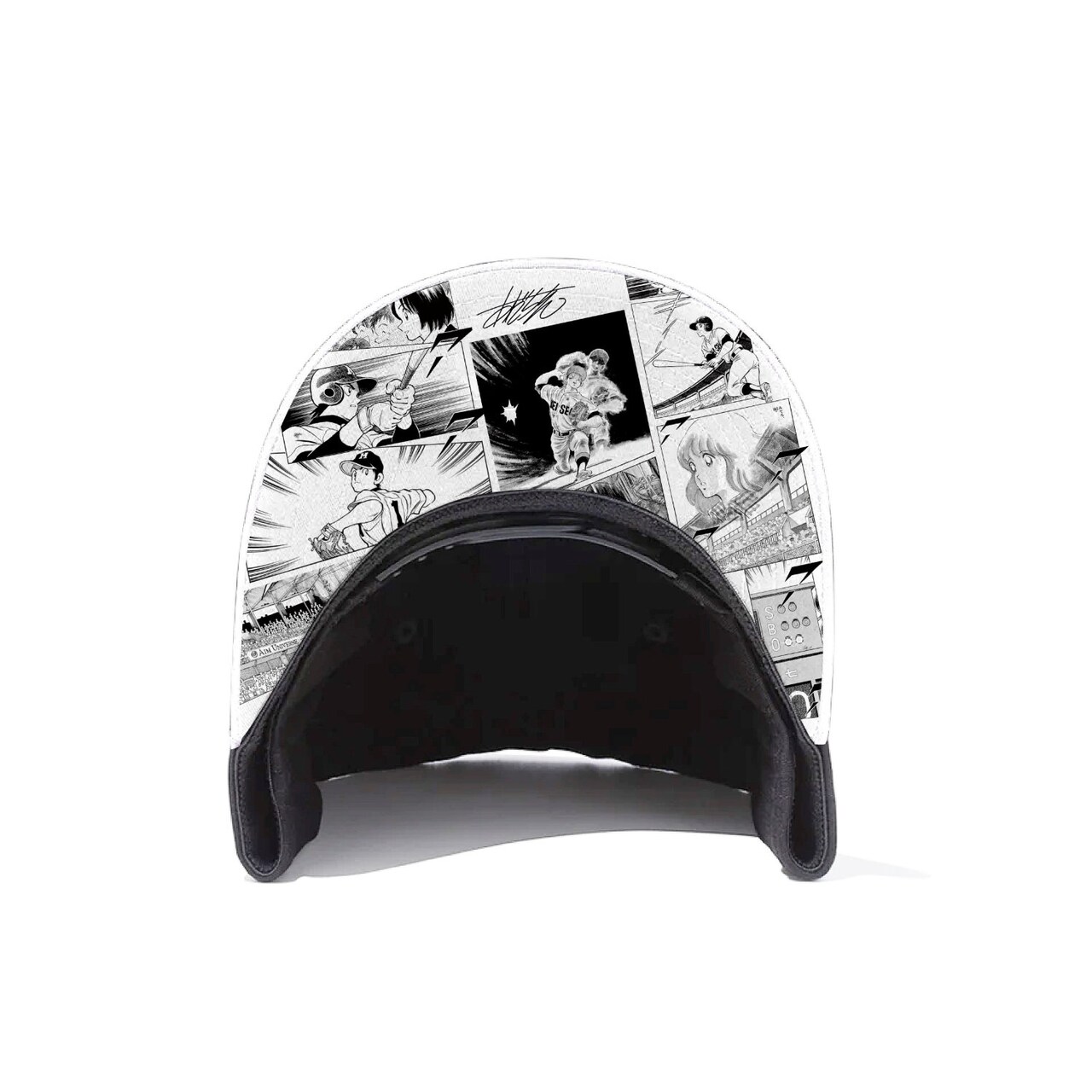 あだち充展」とNew Eraのコラボキャップ (c)あだち充／小学館