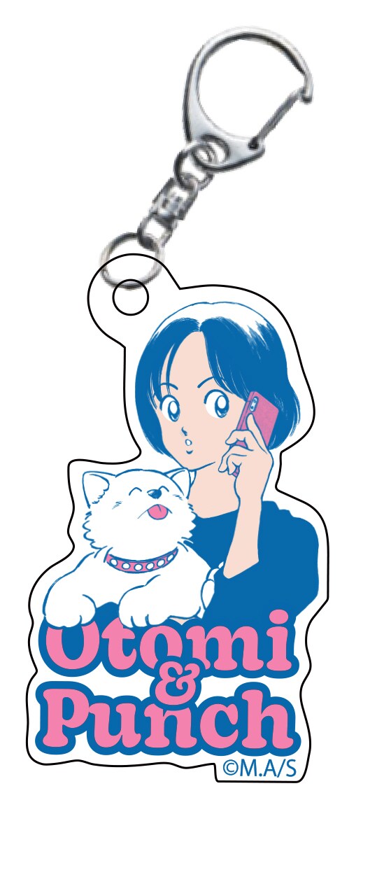 オリジナルグッズのヒロインアクリルチャーム (c)あだち充／小学館