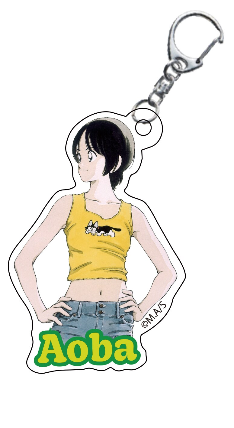 オリジナルグッズのヒロインアクリルチャーム (c)あだち充／小学館